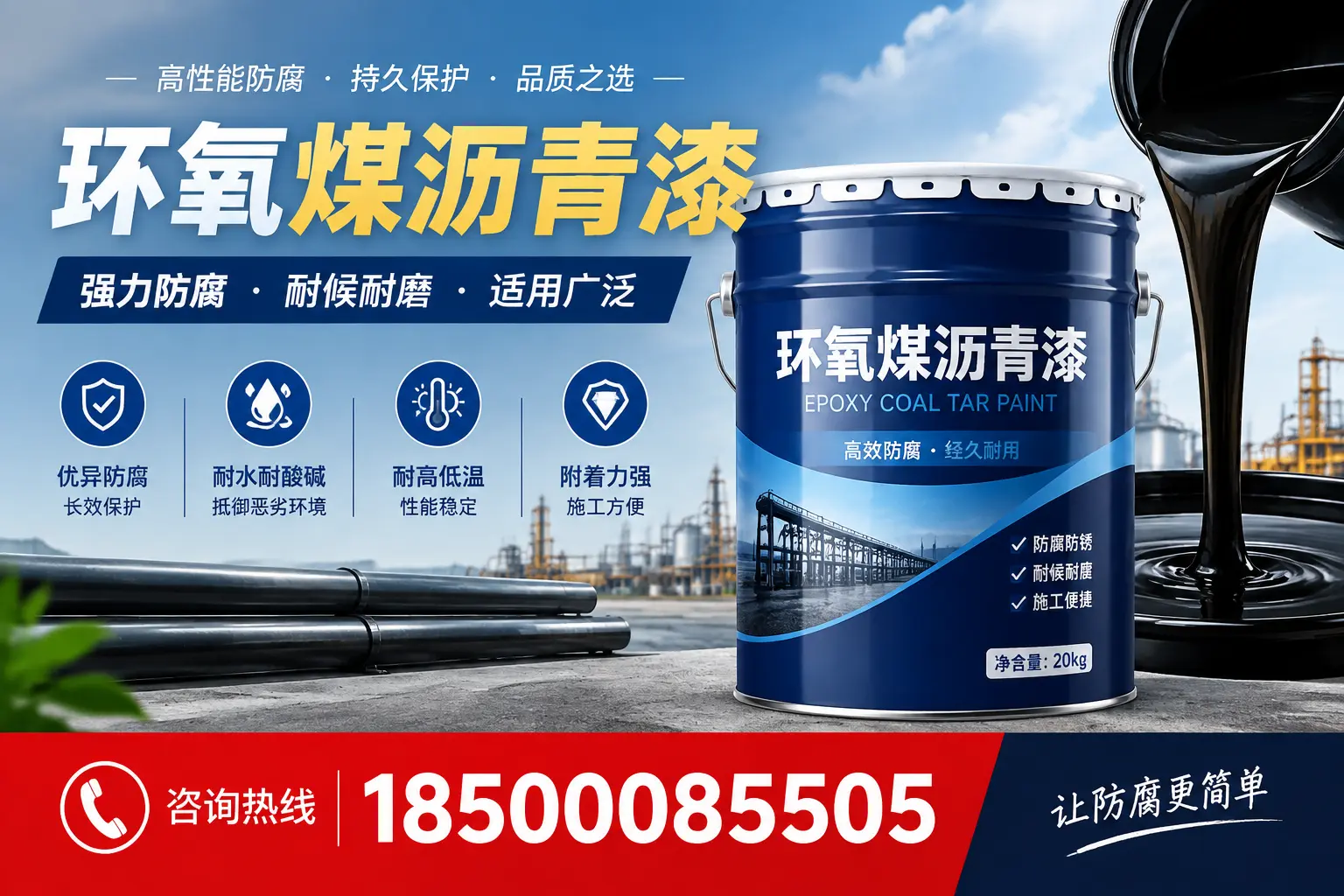 环氧煤沥青漆在不同气候条件下的表现分析,上海适用性
